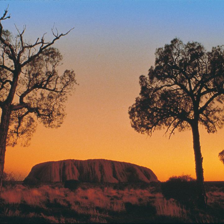 Uluru at sunset